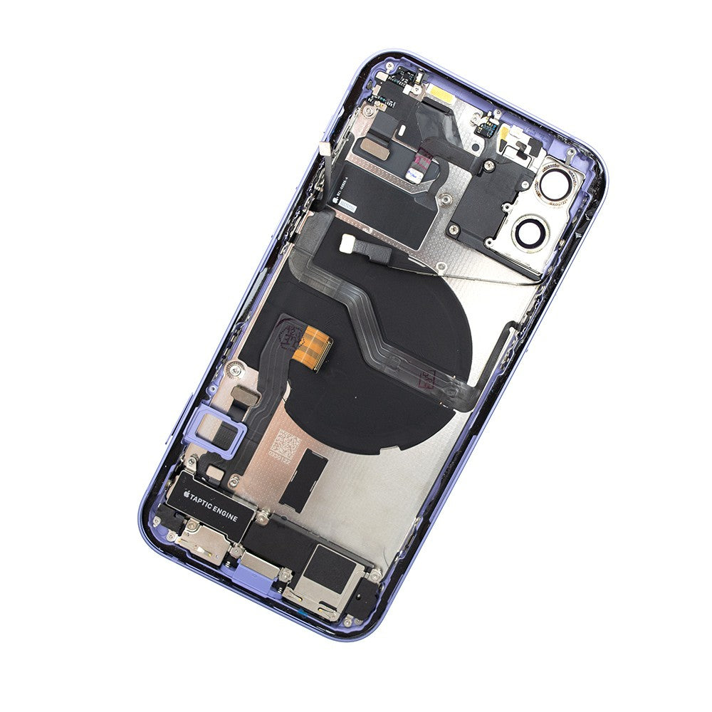 Rear Housing with Full Set Parts for iPhone 12-Purple (Purple) Rear Housing with Full Set Parts for iPhone 12-Purple (Purple)